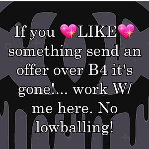 💞💞SEND YOUR OFFER OVER💞💞!